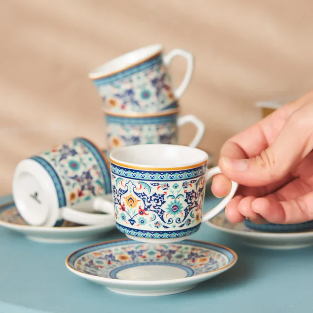 Karaca Beylerbeyi Espressoset 12 Delig | 6 Persoons