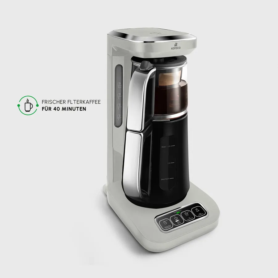 Karaca Caysever Robotea Pro 4 in 1 Elektrische Theepot / Filterkoffie Starlight - Beige - Image 3