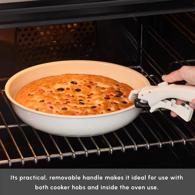 Karaca Ceramica Comfort 6-Delige Anti-Aanbak Pannenset Crème - Image 4