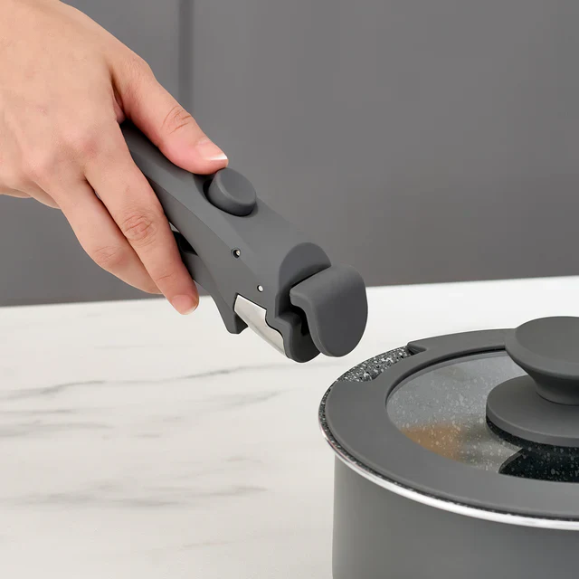 Karaca Comfort 6-delige Kookset met Afneembare Handgrepen - Image 8