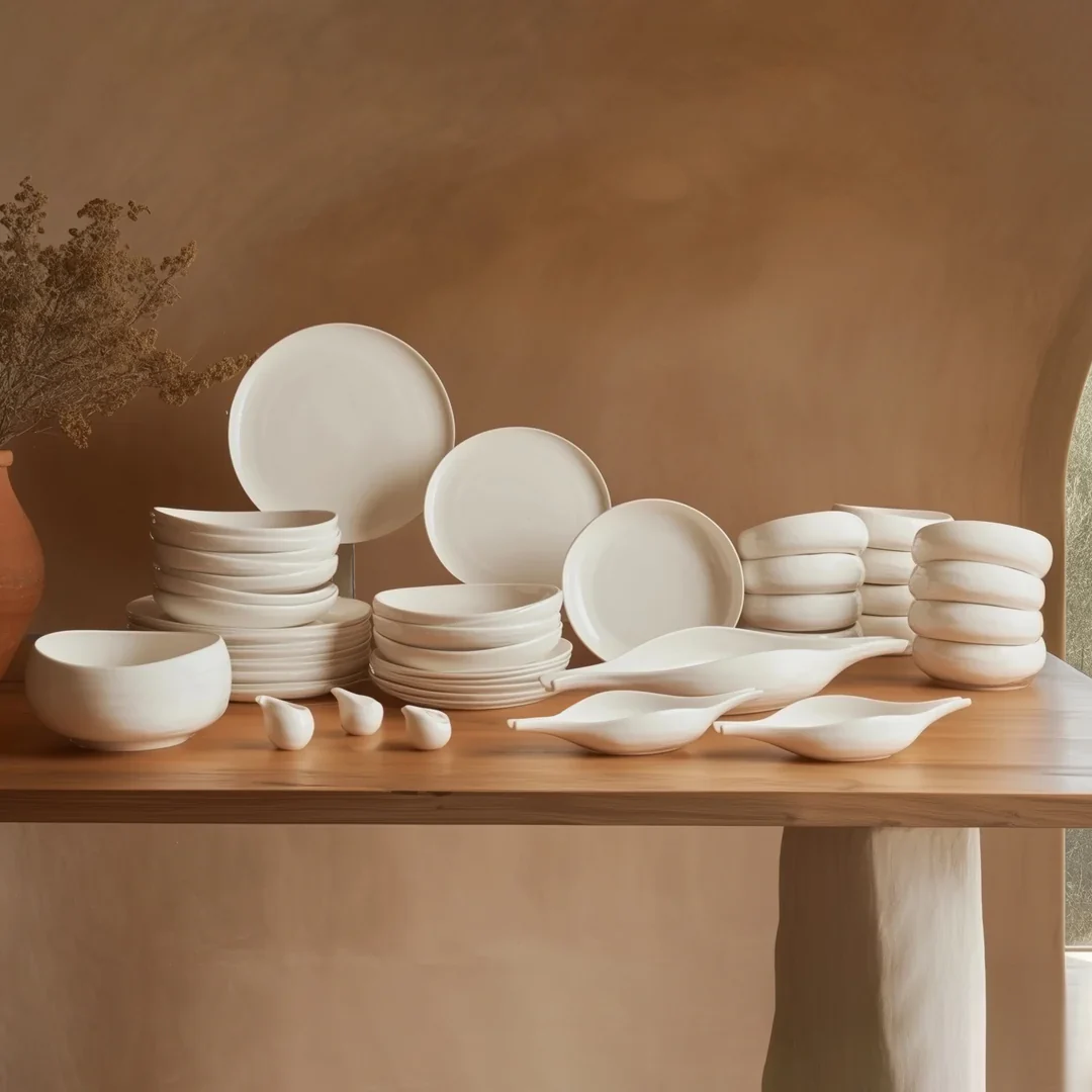 Karaca Earth Collection Clay 55-delige Serviesset voor 12 Personen ( ALLEEN AFHALEN ) - Image 6