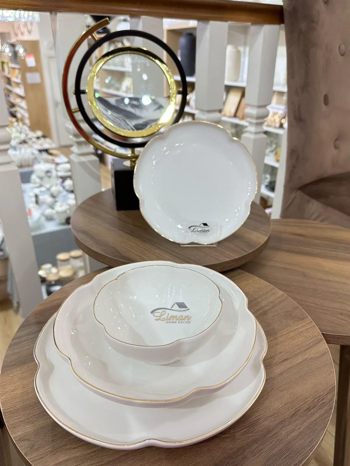 Karaca Flora 24-delig servies voor 6 personen, Gold - Image 5