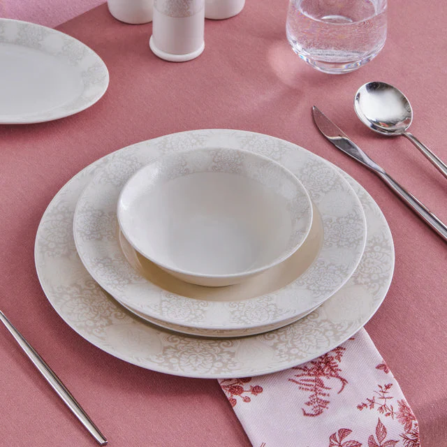 Karaca Forever Bone China New Olio Serviesset 53-delig | 12 Persoons - Image 5