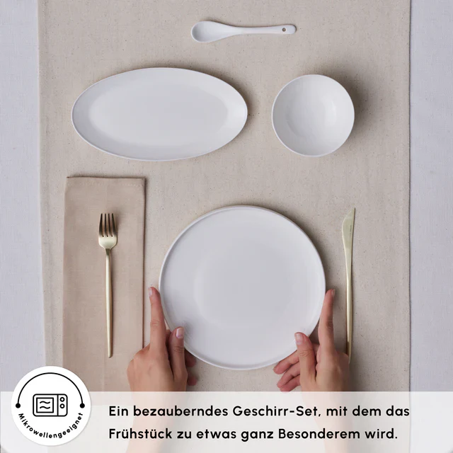 Karaca Forever Bone Fika 22-delig Ontbijtset - Image 3