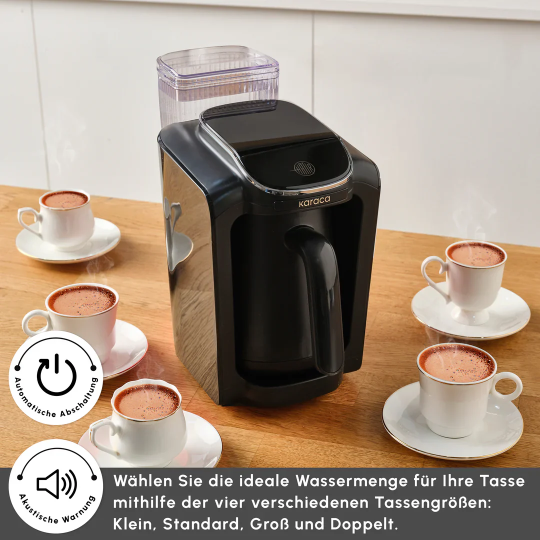 Karaca Hatır Aqua Watertank Automatische Turkse Koffiemachine Zwart - Image 4