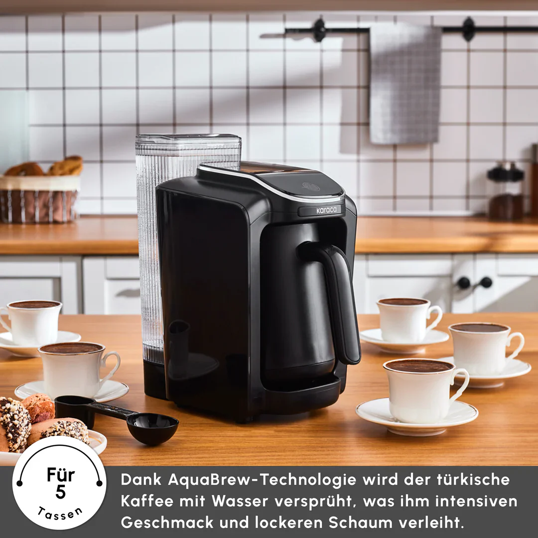 Karaca Hatır Aqua Watertank Automatische Turkse Koffiemachine Zwart - Image 5