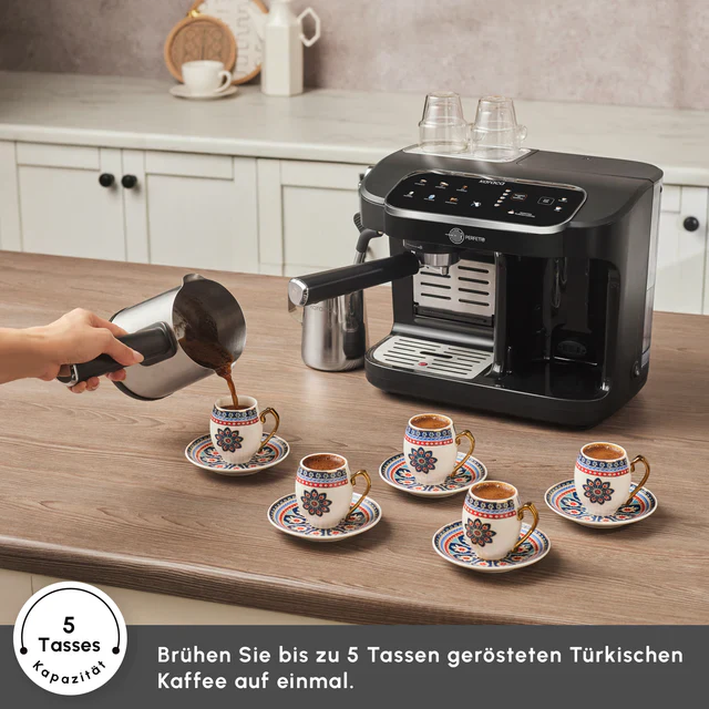 Karaca Hatır Perfetto Espresso- en Turkse Koffiemachine INOX - Image 13