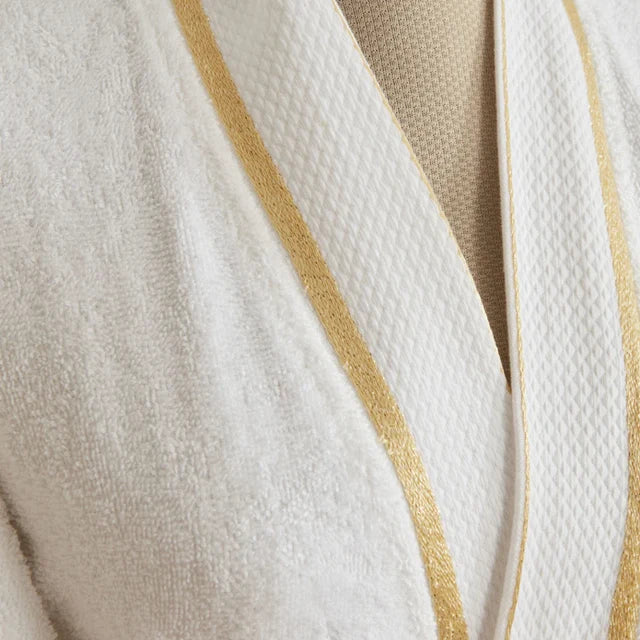 Karaca Home Glory Lurex 9-delige Familie Badset Gold-Beige - Image 4