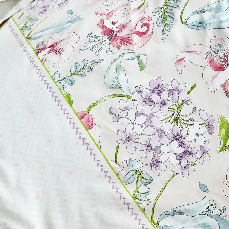 Karaca Home Melosa Rosa 100% Katoen Dekbedovertrekset - Image 2