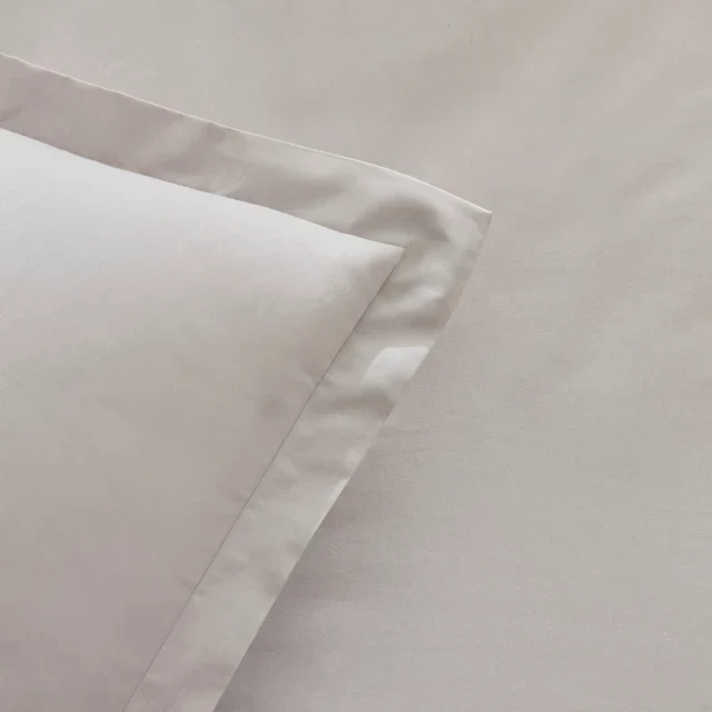 Karaca Home White Collection Lavin 100% Katoen Tweepersoons Dekbedovertrek Set Stone - Image 4