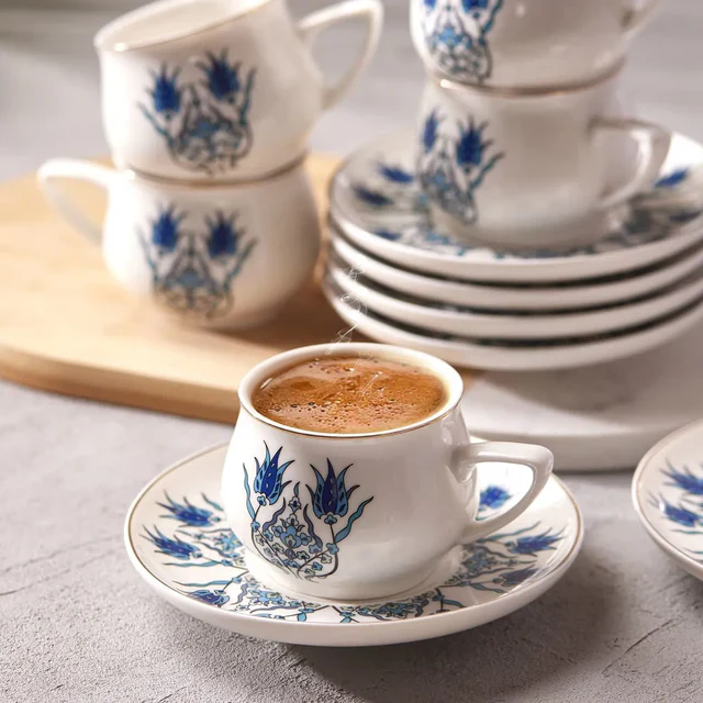 Karaca İznik Espressoset 12 Delig | 6 Persoons