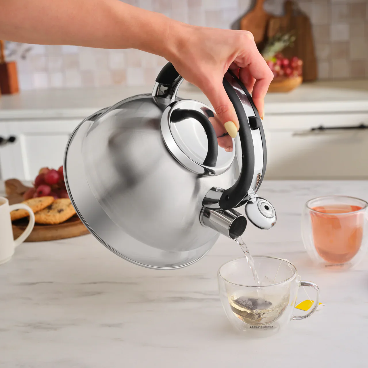 Karaca Kettlinox 2,5 L fluitketel / snelkook-waterketel - Image 6
