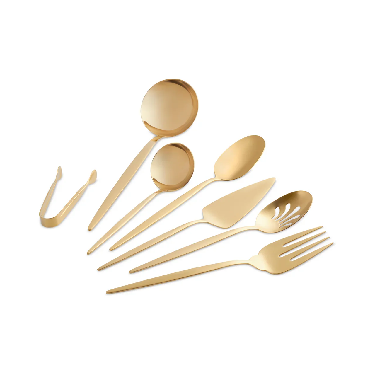 Karaca Lizbon 7-Delige keukengerei / Serviceset Gold - Image 2
