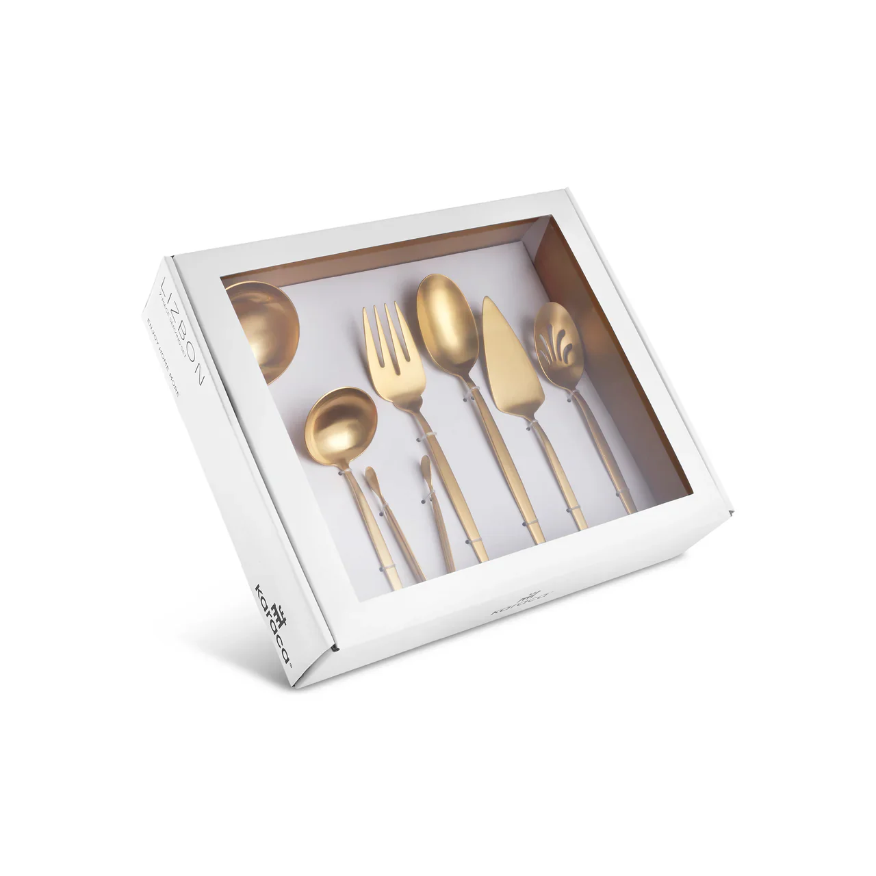 Karaca Lizbon 7-Delige keukengerei / Serviceset Gold - Image 3