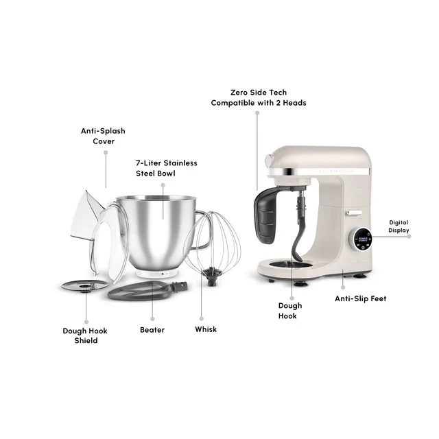 Karaca Mastermaid Chef Ultra Digitale Standmixer, 7L, 2000W, Starlight - Image 4