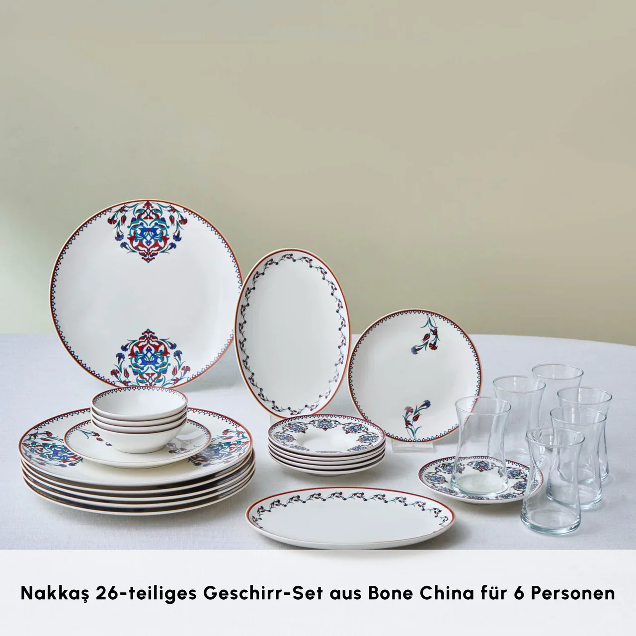 Karaca Nakkas Ontbijtset 26-delige | 6-persoons - Image 5