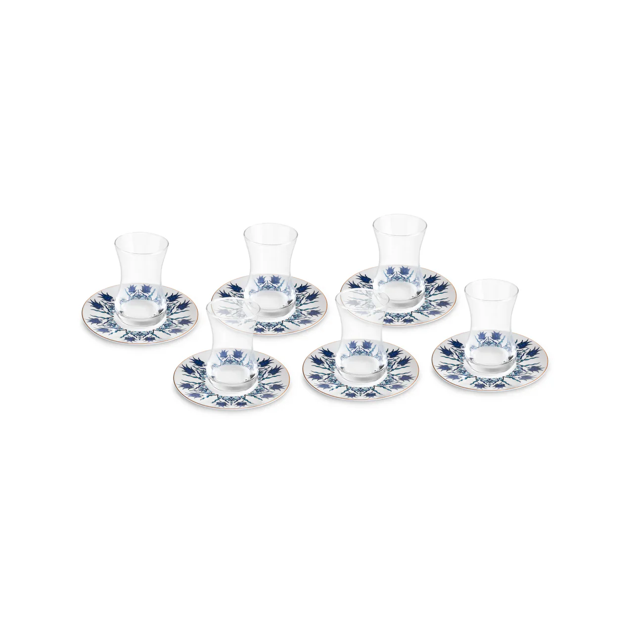 Karaca New Iznik Theeset 12 delig | 6 persoons