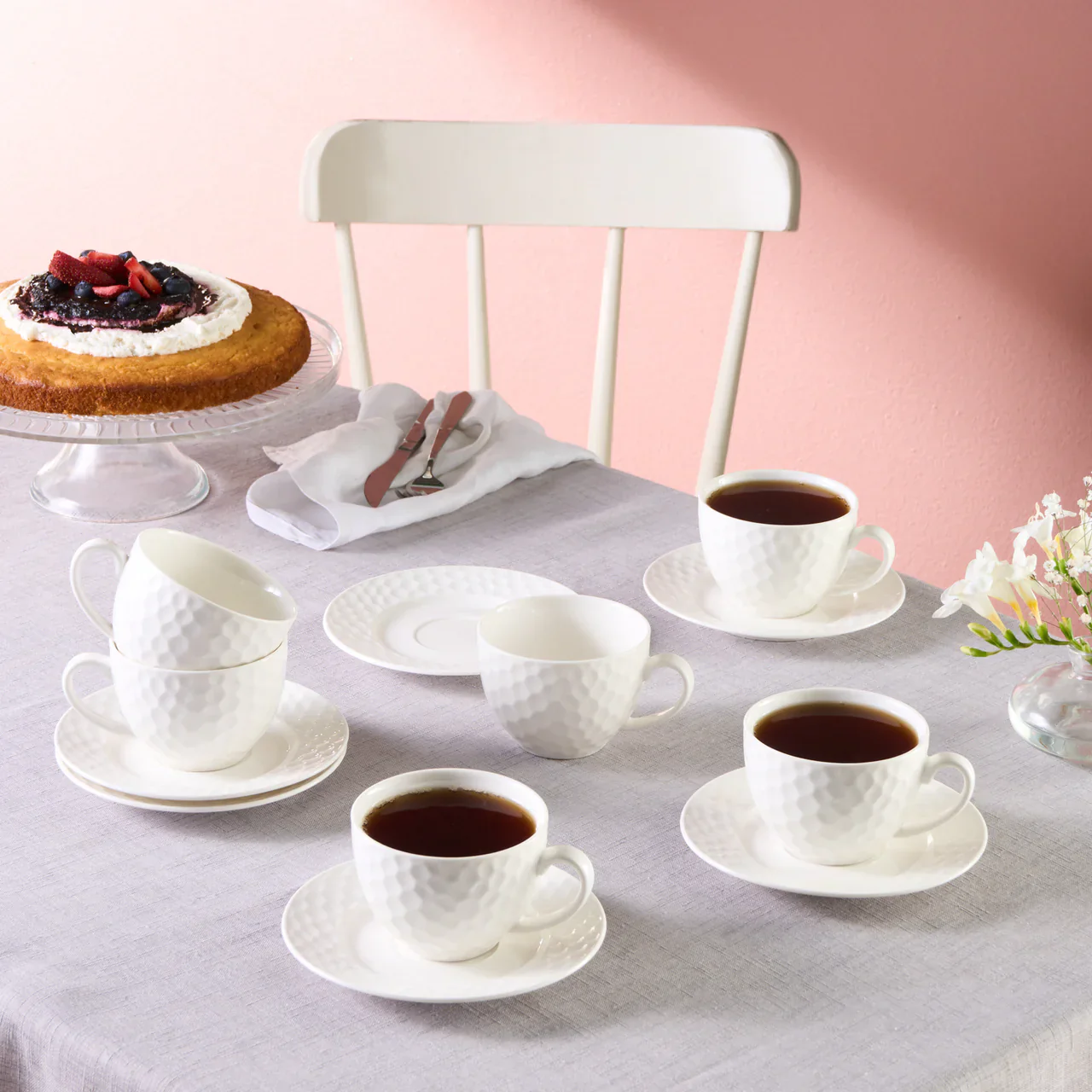 Karaca Nora Cappuccino/Nescafeset 12-Delig | 6-Persoons - Image 3