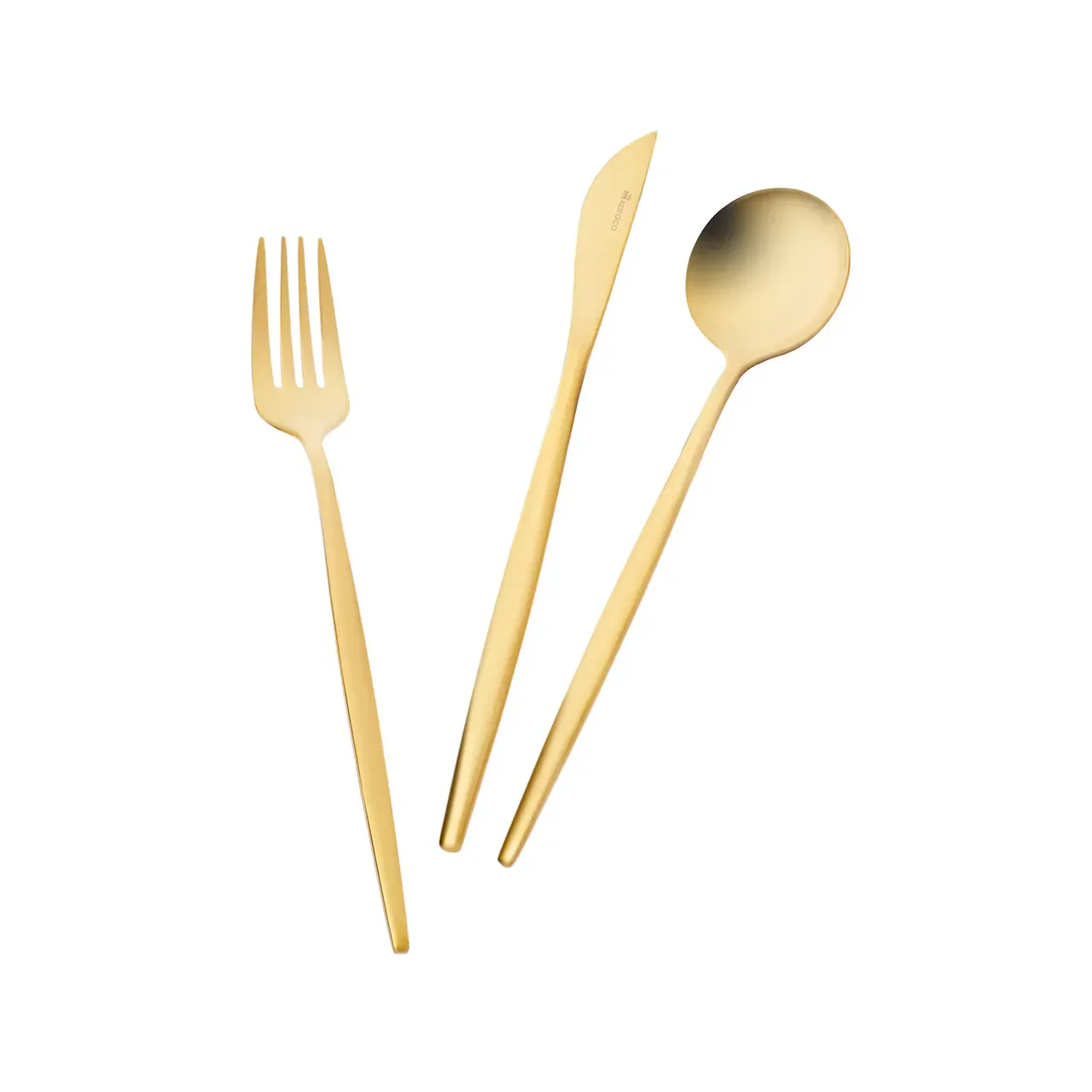 Karaca Orion Matt Gold Bestekset 30 Delig | 6 Persoons - Image 2