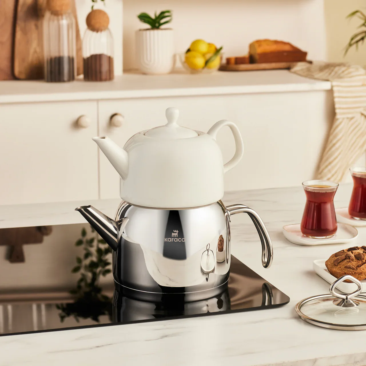 Karaca Pocelinox Midium Theepotset
