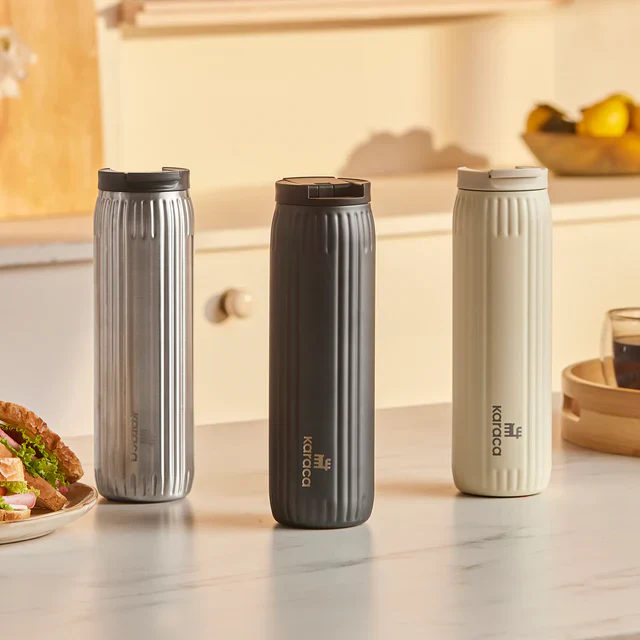 Karaca Rimo Lekvrije RVS Thermosfles 600 ml Crème - Image 7