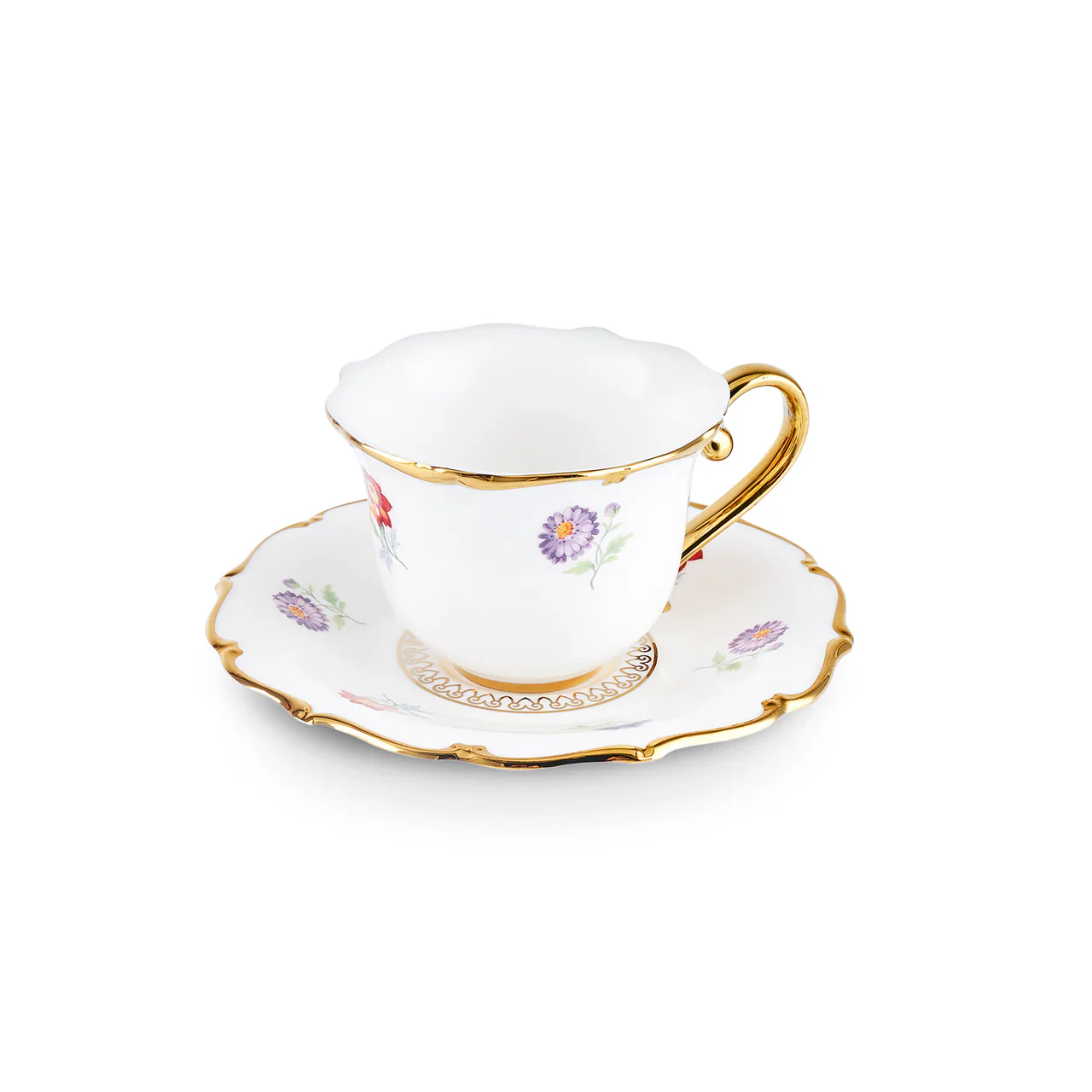 Karaca Royal Bone Diana Espresso Set 12 Delig | 6 Persoons - Image 2