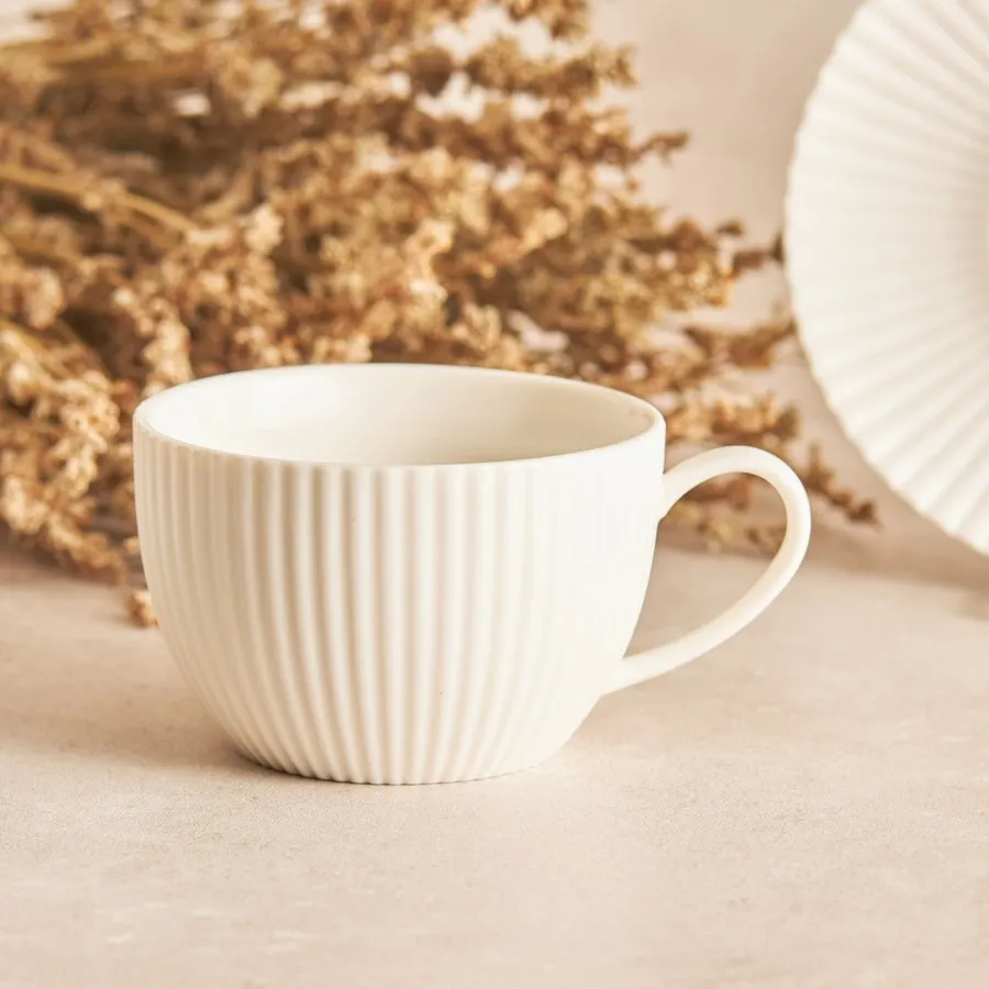 Karaca Seashell Cappuccino/Nescafeset 12-Delig | 6-Persoons - Image 3