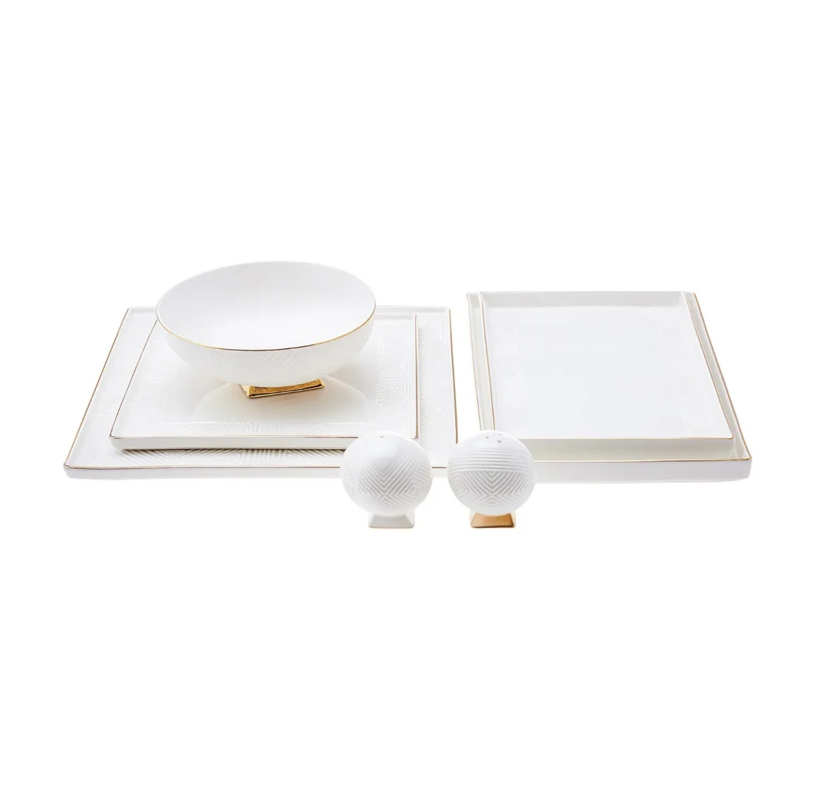 Karaca Streamline ArtDeco Serviesset 22 Delig | 6 Persoons - Image 6