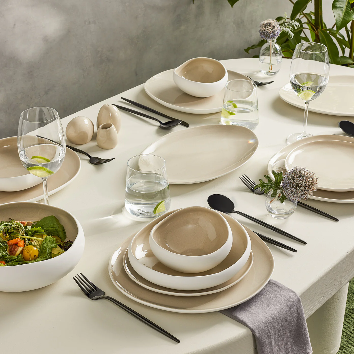 Karaca Streamline Cupid Stoneware 12-Persoons | 55-Delig Serviesset ( AFHAAL ) - Image 5
