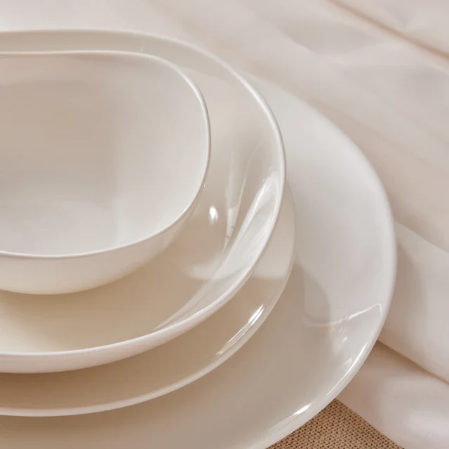 Karaca Streamline Rubicon 24-delig servies voor 6 personen, wit - Image 10