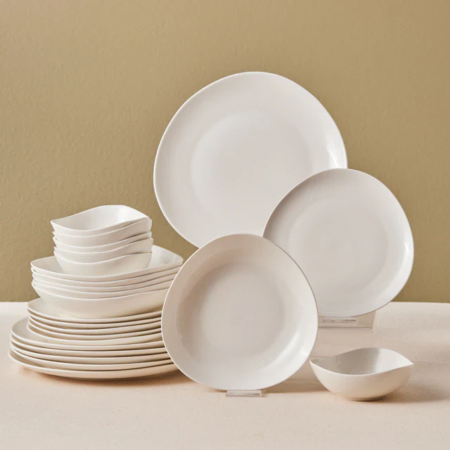 Karaca Streamline Rubicon 24-delig servies voor 6 personen, wit - Image 6