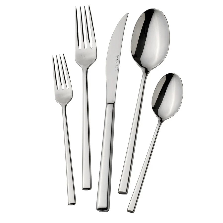 Karaca Tivoli 12 Persoons 60 Delig Bestekset - Speciale Actie - RVS - Image 9
