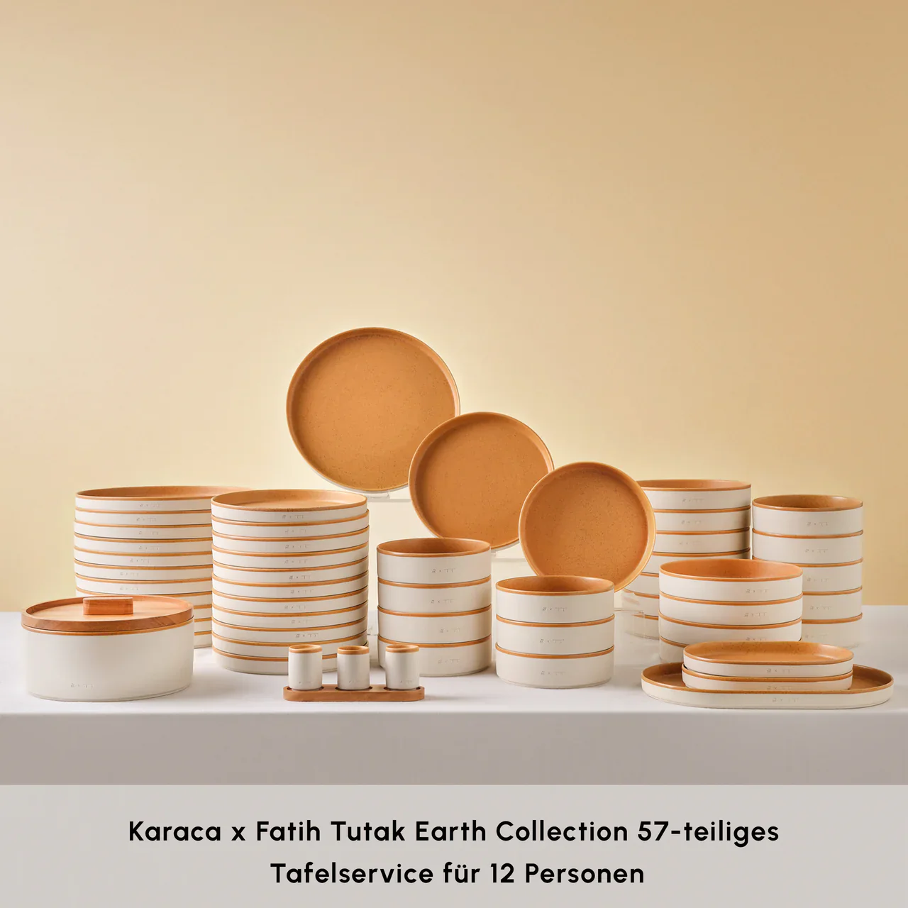 Karaca x Fatih Tutak Earth Collection Serviesset 57- Delig | 12 Persoons - Image 3