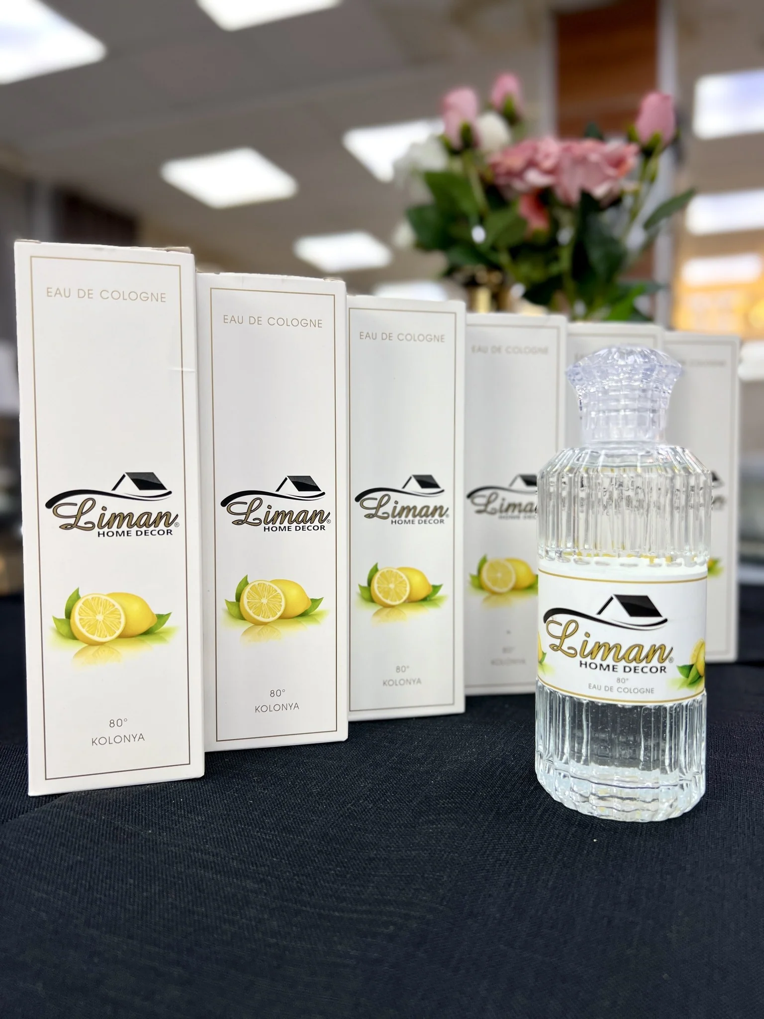 Liman® – Citroen - Eau de Cologne – 200ml (Kolonya / Desinfectie / Aftershave)