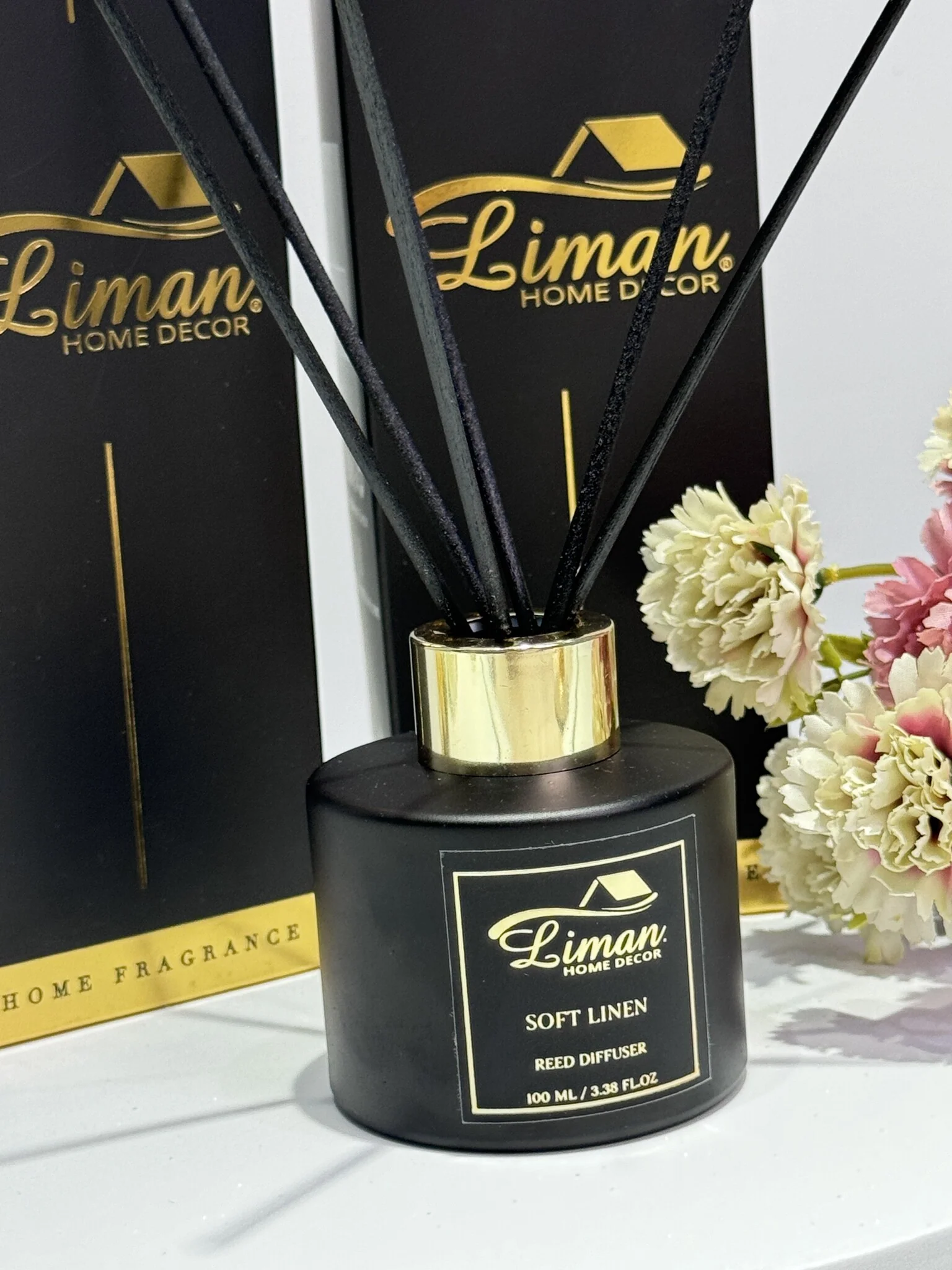 Liman® Geurstokjes Soft Linen 100 ML - Image 3