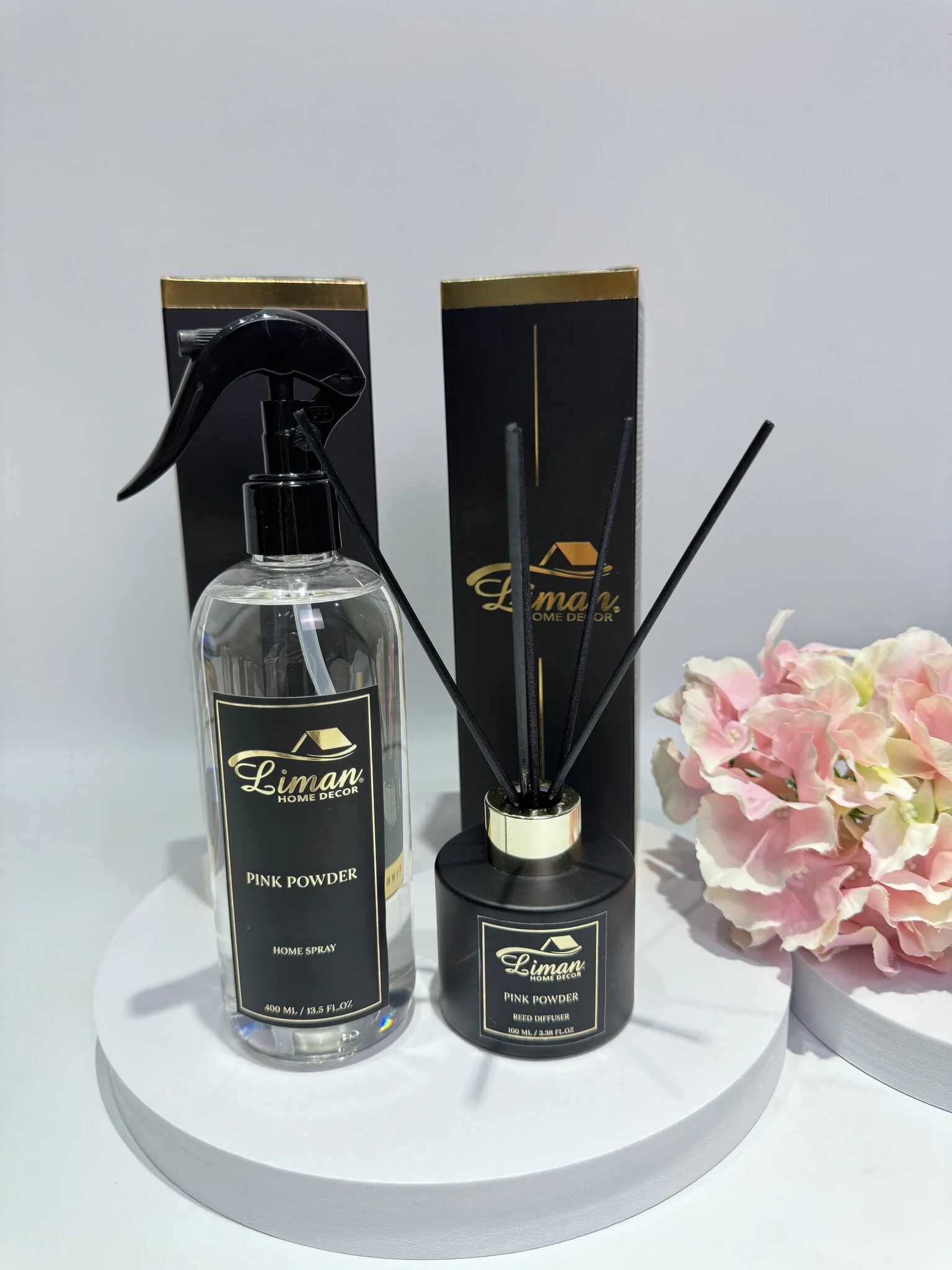 Liman® Luxe Huisparfum Pink Powder 400 ML - Image 6