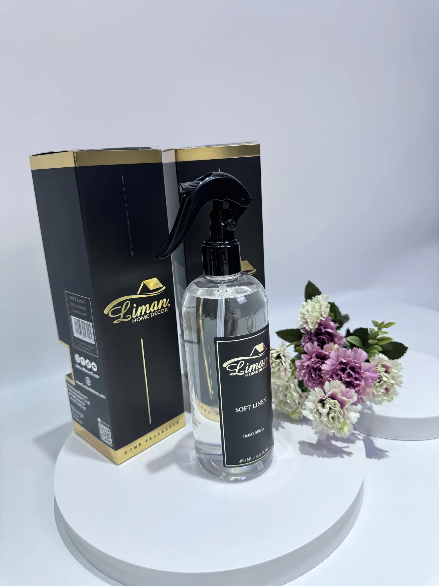 Liman® Luxe Huisparfum Soft Linen 400 ML - Image 2