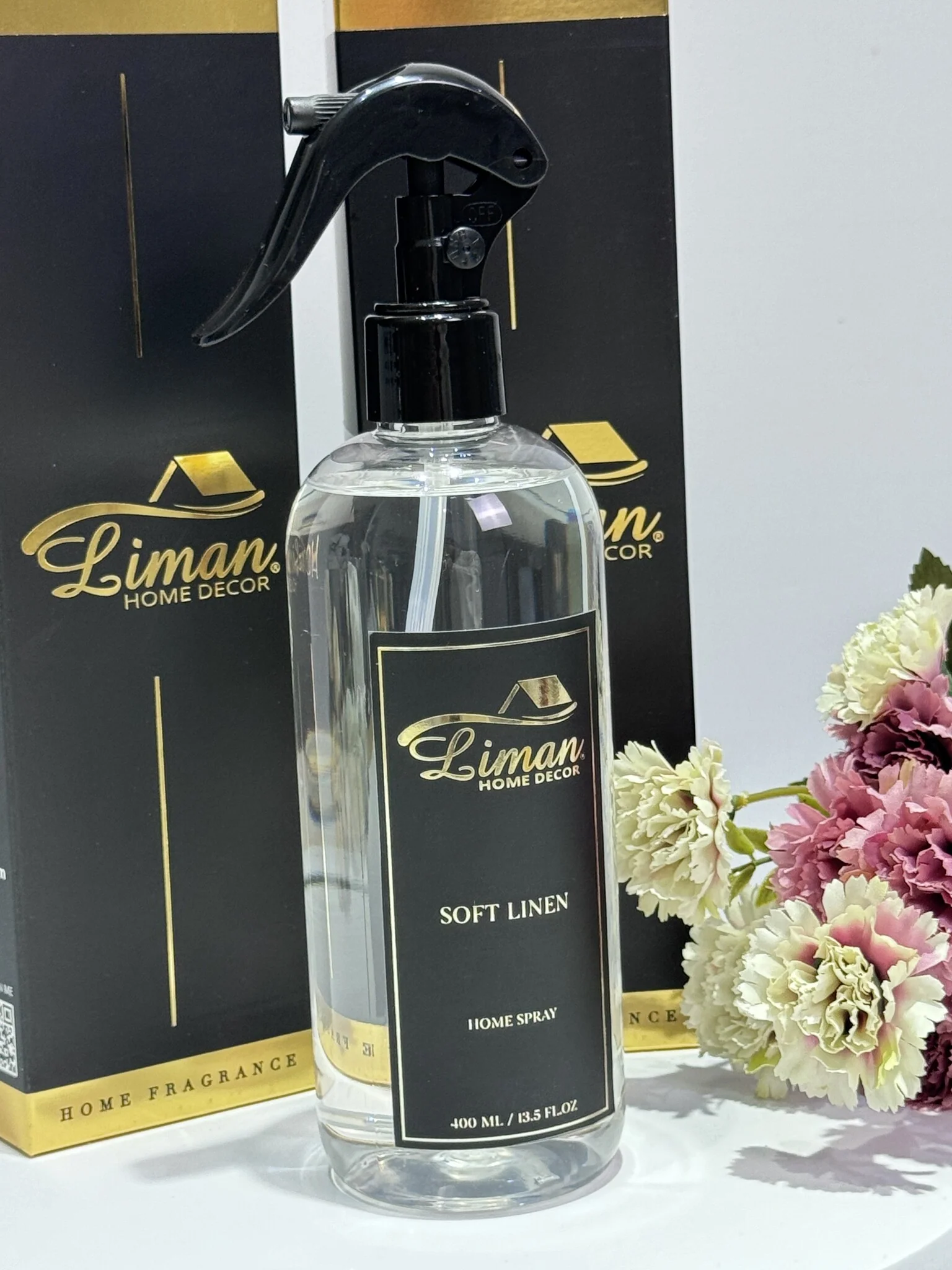Liman® Luxe Huisparfum Soft Linen 400 ML - Image 4