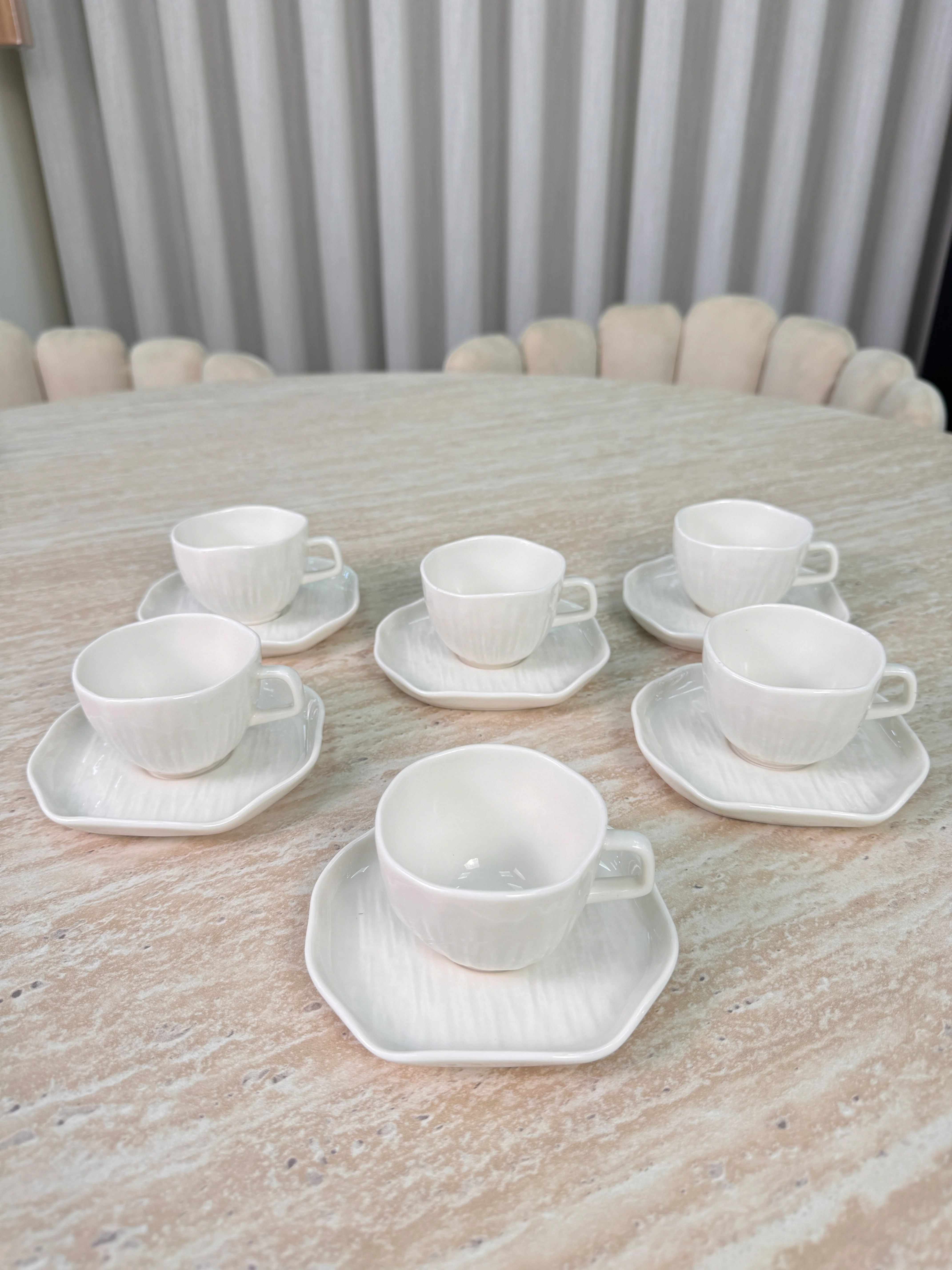 Linea Espressoset 12 Delig | 6 persoons Wit - Image 2