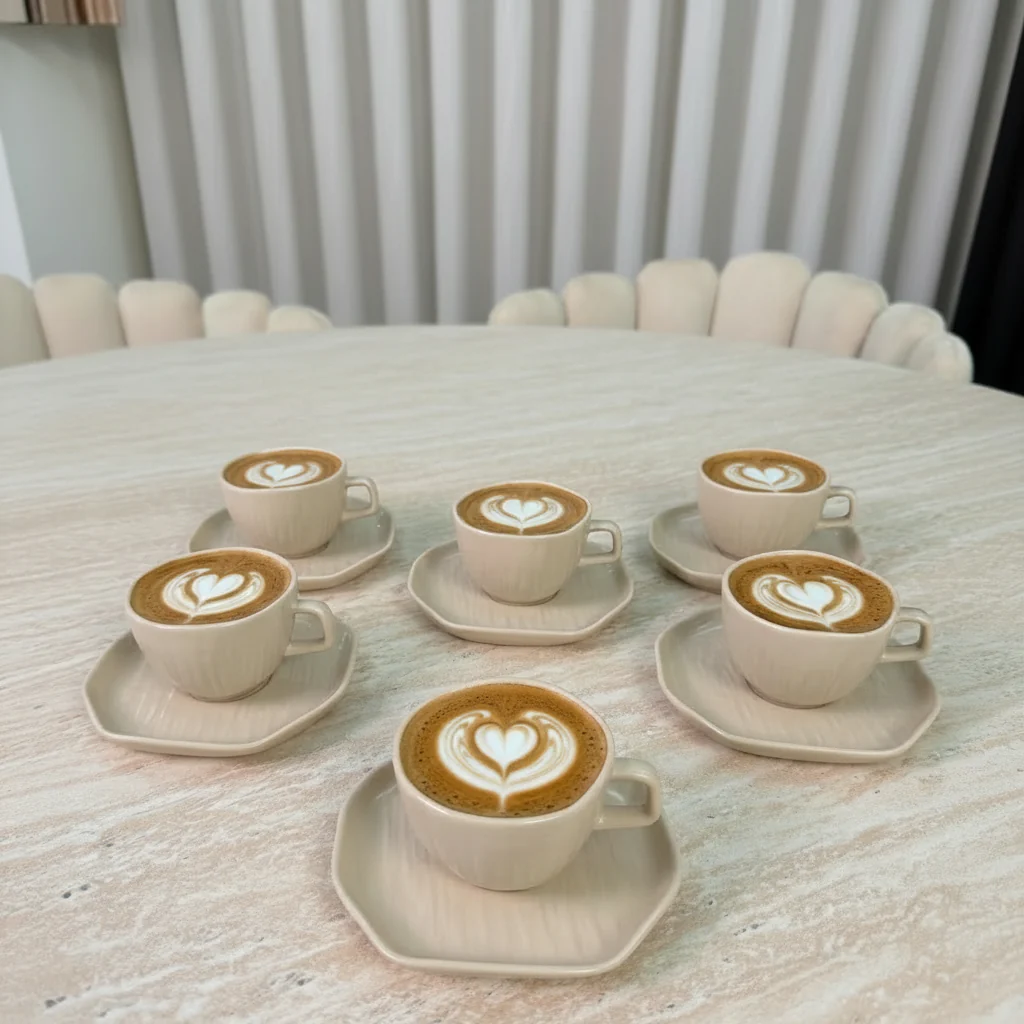 Linea Koffieset 12 Delig | 6 Persoons Beige