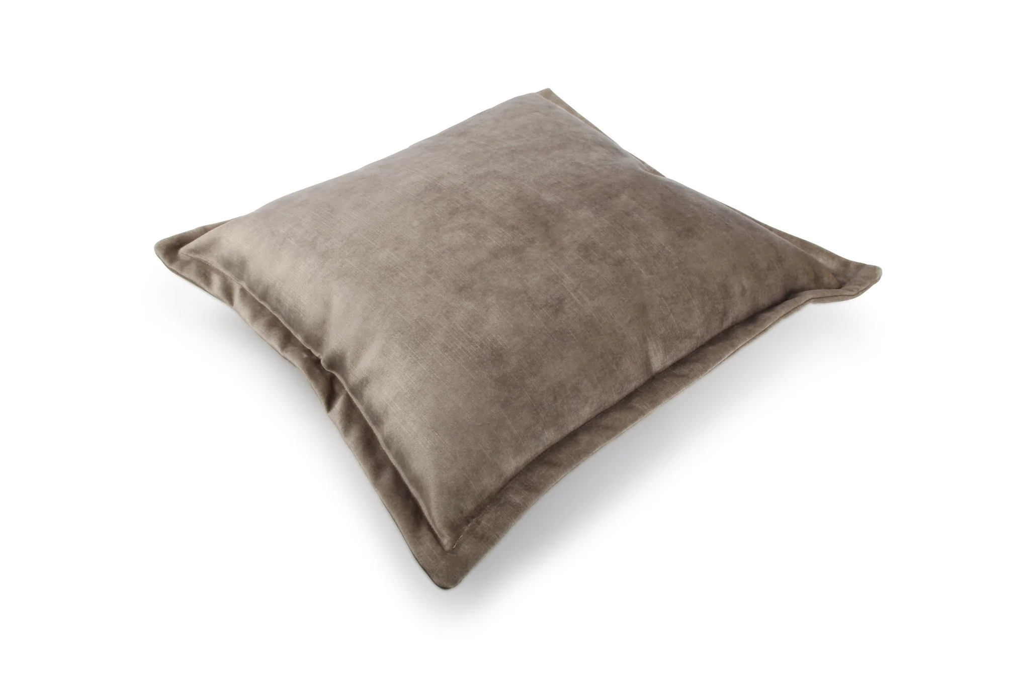 Lounge Kussen 45x45cm velvet taupe - Image 2