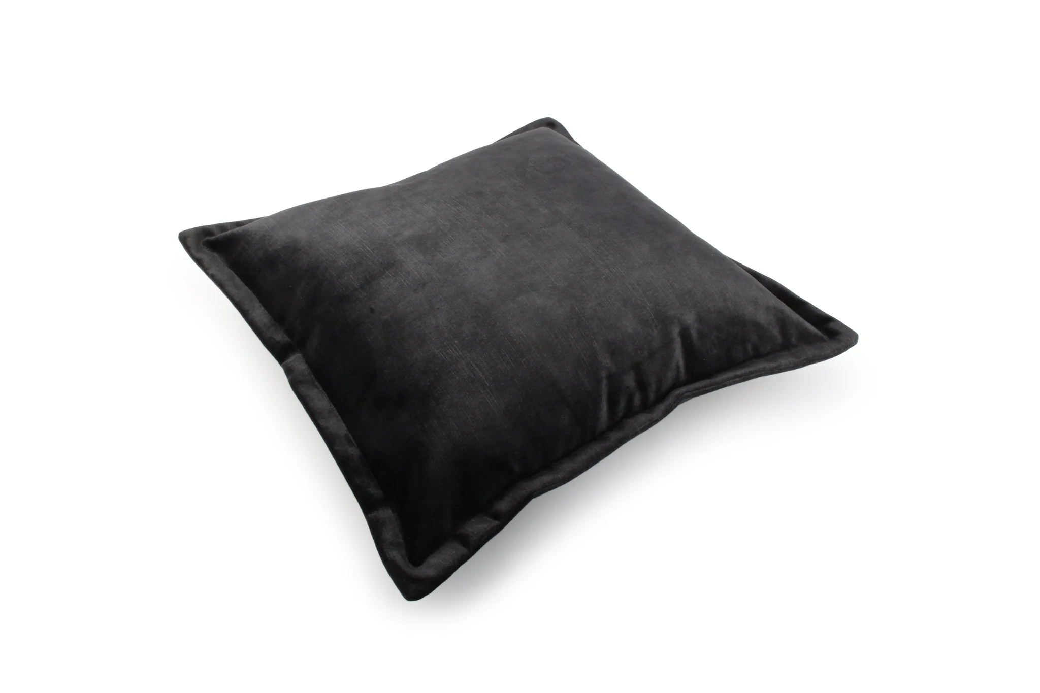 Lounge Kussen 45x45cm velvet zwart - Image 2