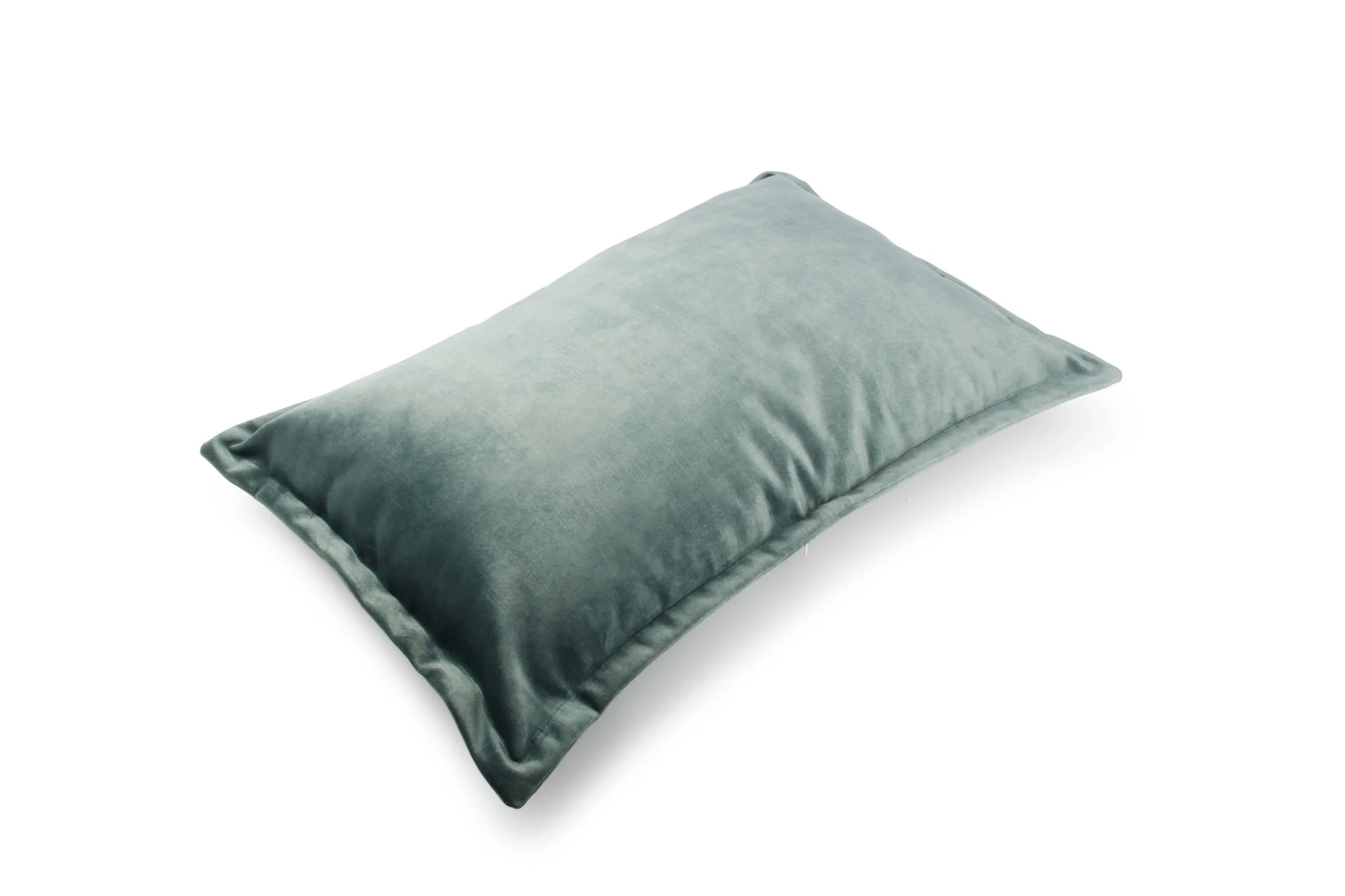 Lounge Kussen 60x40cm velvet muntgroen - Image 2