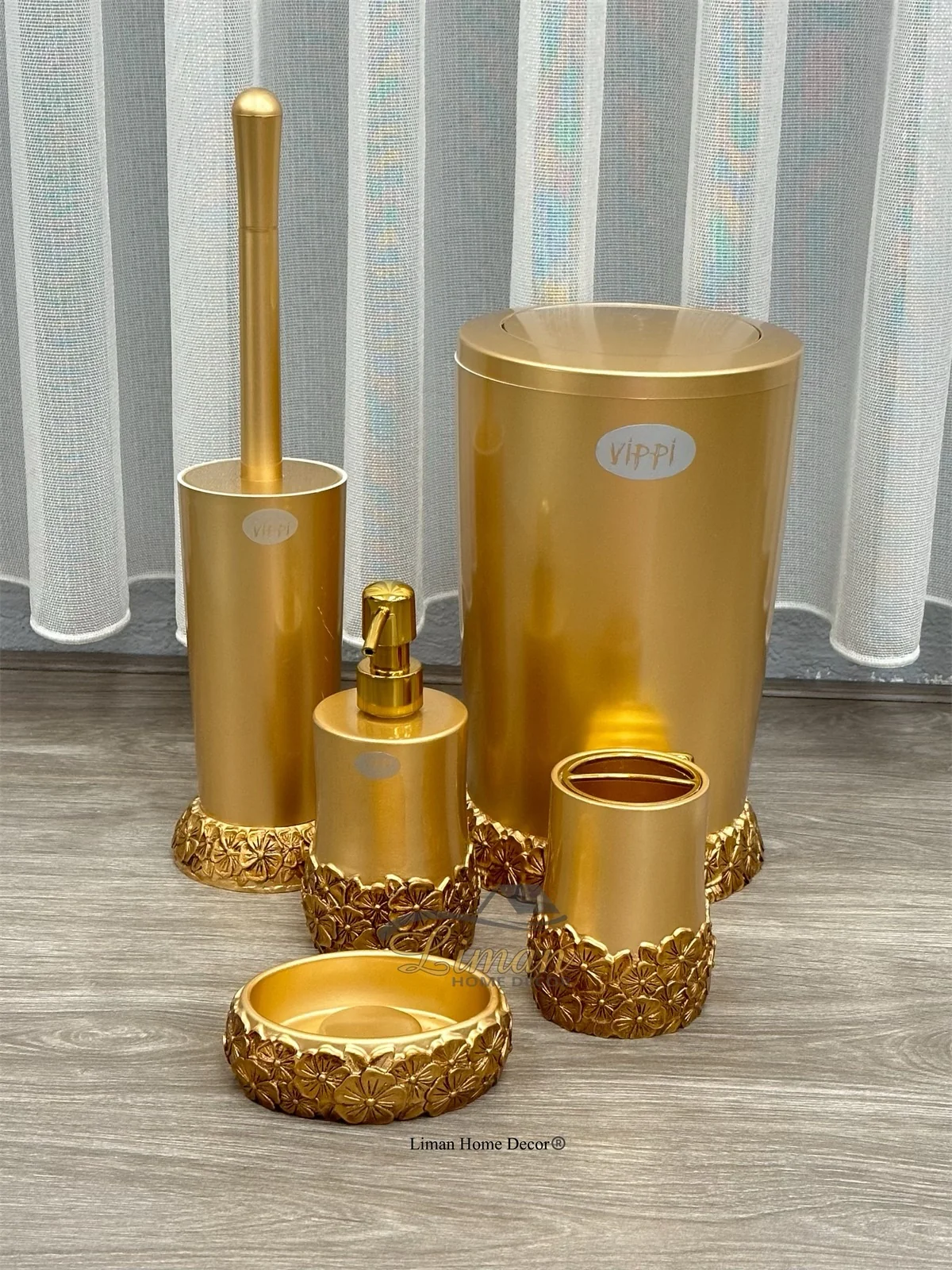 LUXE BADSET 5 DELIG GOUD