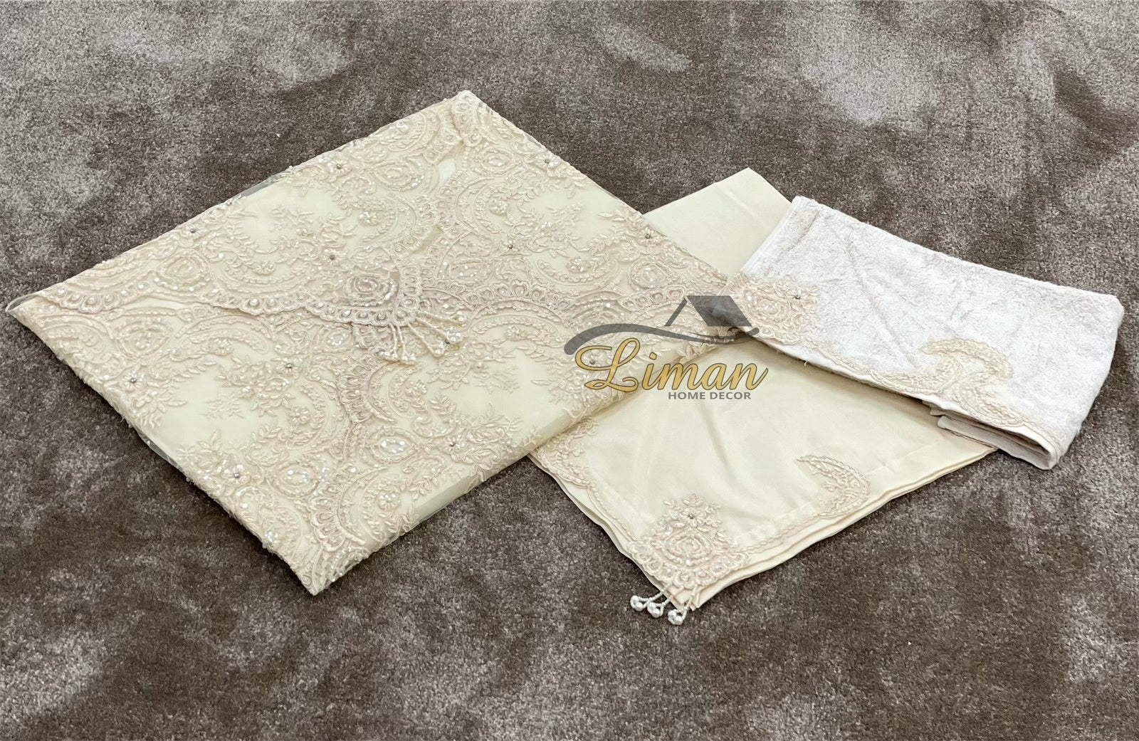 Luxe Gebeds- Bohca Set Goud 4 Dlg - Image 6