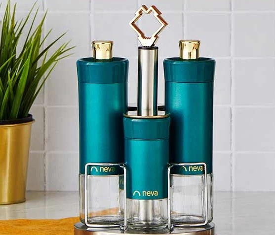 Neva Olie & Azijnset met stand Mentol
