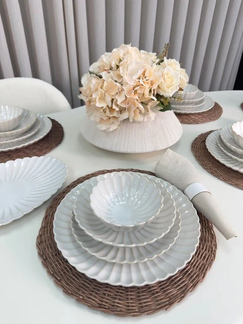 Nieuw Julia Serviesset 25 Delig | 6 Persoons Beige ( Paris ) ( Lotus ) - Image 2