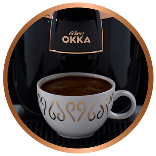 OKKA Turkse Koffiezetapparaat Zwart - Koper - Image 3