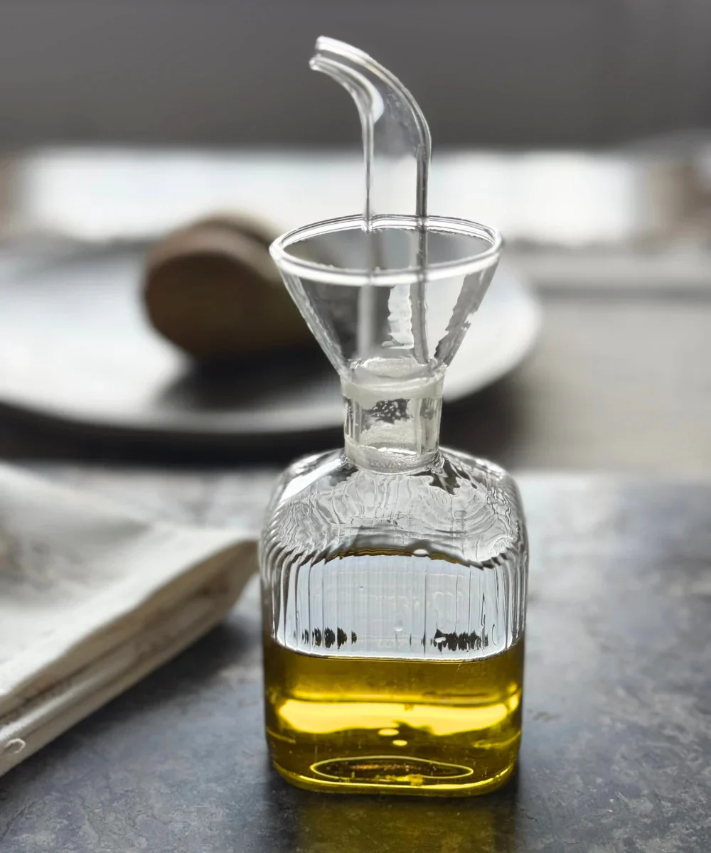 Olivetta stripe oliefles | borosilicaatglas | 170 ml