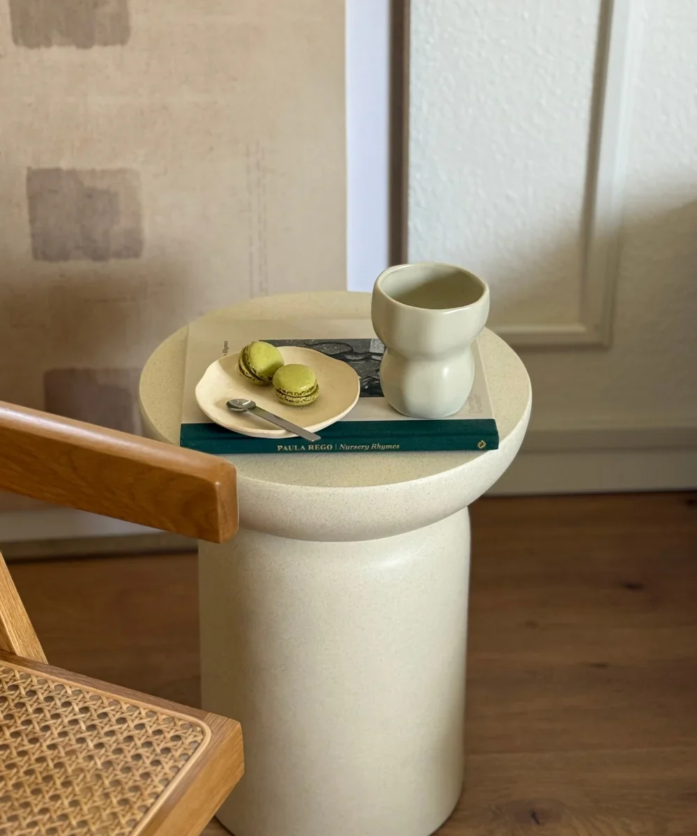 Organic keramieken Mok Beige | 2 Delig - Image 2